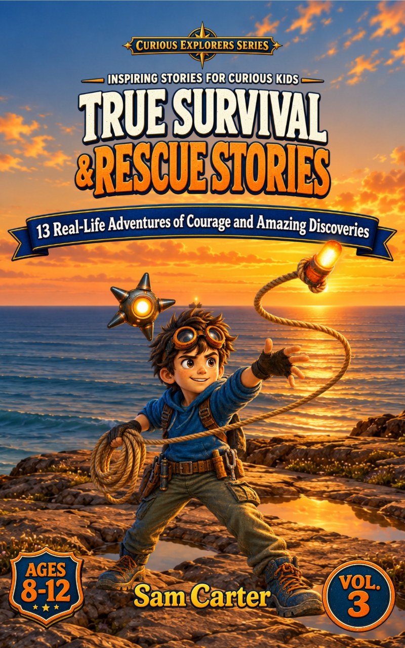 Cover of True Survival & Rescue Stories — coming soon